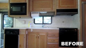 RV Renovation: Painting RV Cabinets & Updating Cabinet Hardware